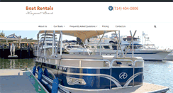 Desktop Screenshot of boatrentalsnewportbeach.com
